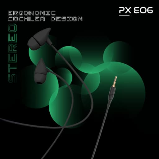 PLAN X PX E06 STEREO EARPHONE